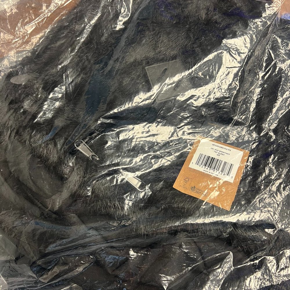 2020 Supreme The North Face Collab Faux Fur Backpack Black NWT